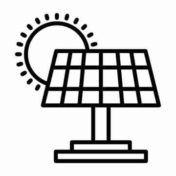 Solar panel icon