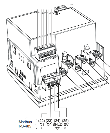 PM5000 RS485 Wiring Diagram