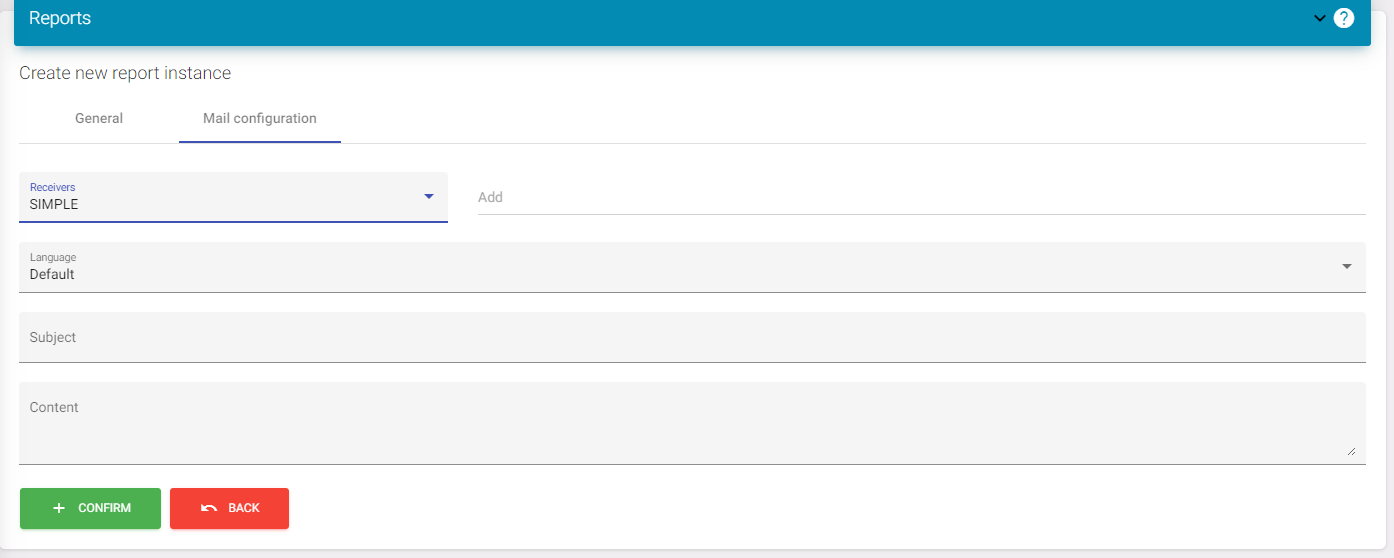 Mail config