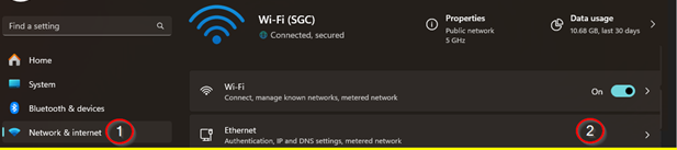 Configuración de Red Windows 11
