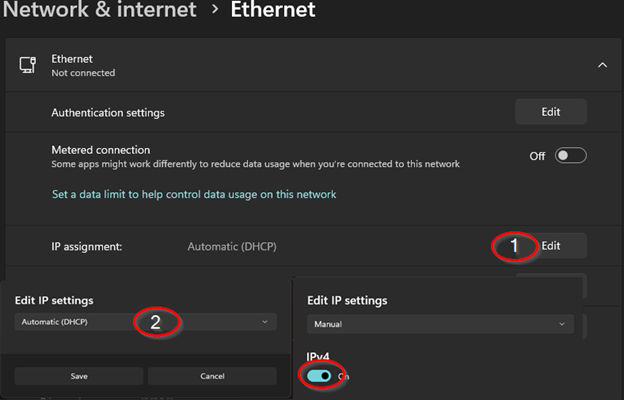 Configuración de Red Windows 11 Manual
