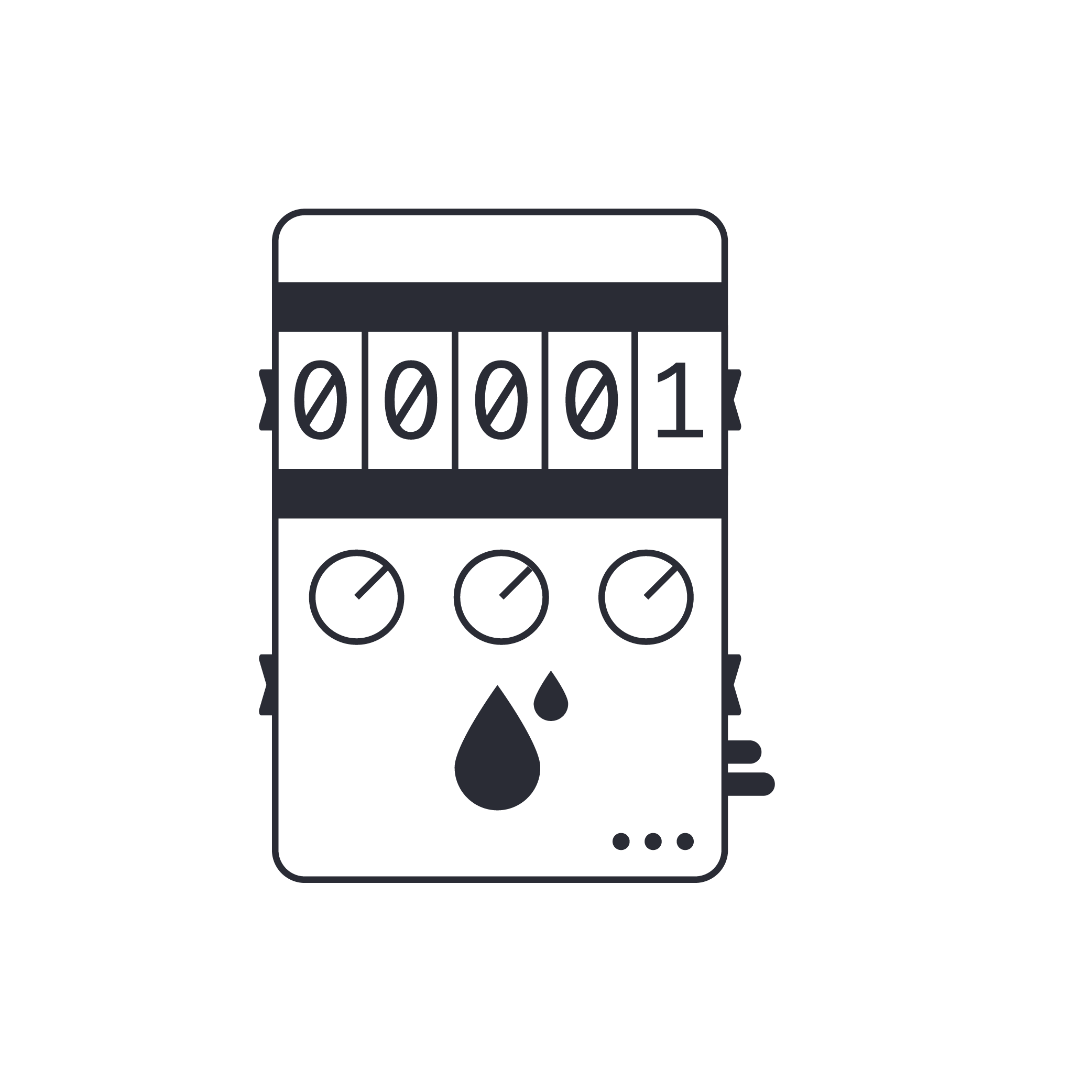 Pulse water meter